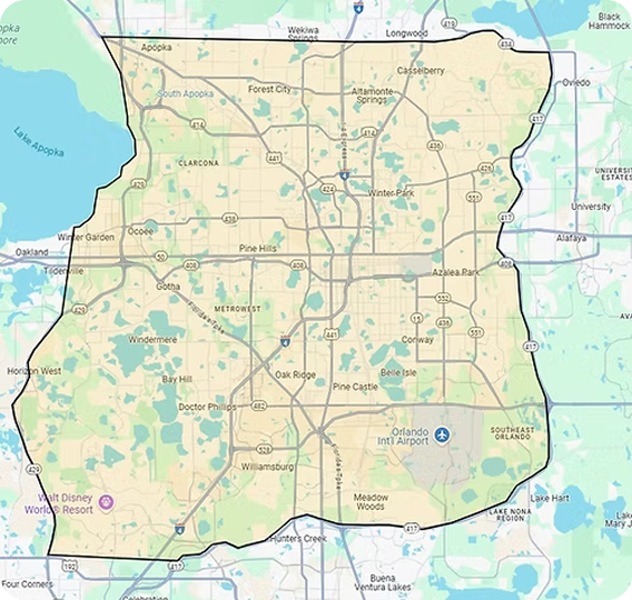 Service Area Map
