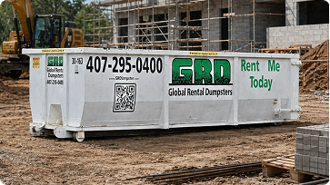 Dumpster rental for construction jobsites
